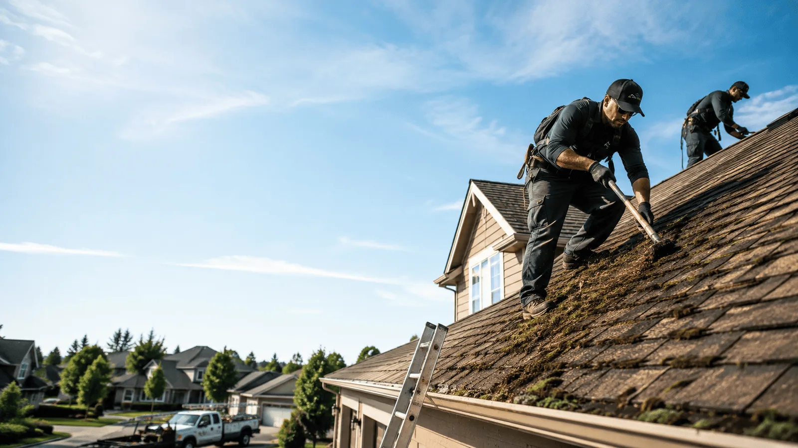 Roof Moss Removal in Mcconnell, IL near me